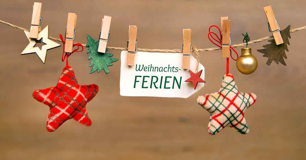 Weihnachtsferien vom 24.12. 2020 bis und mit 10.01.2021 LHGV